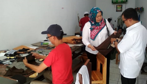 Penggunaan dashboard koperasi
